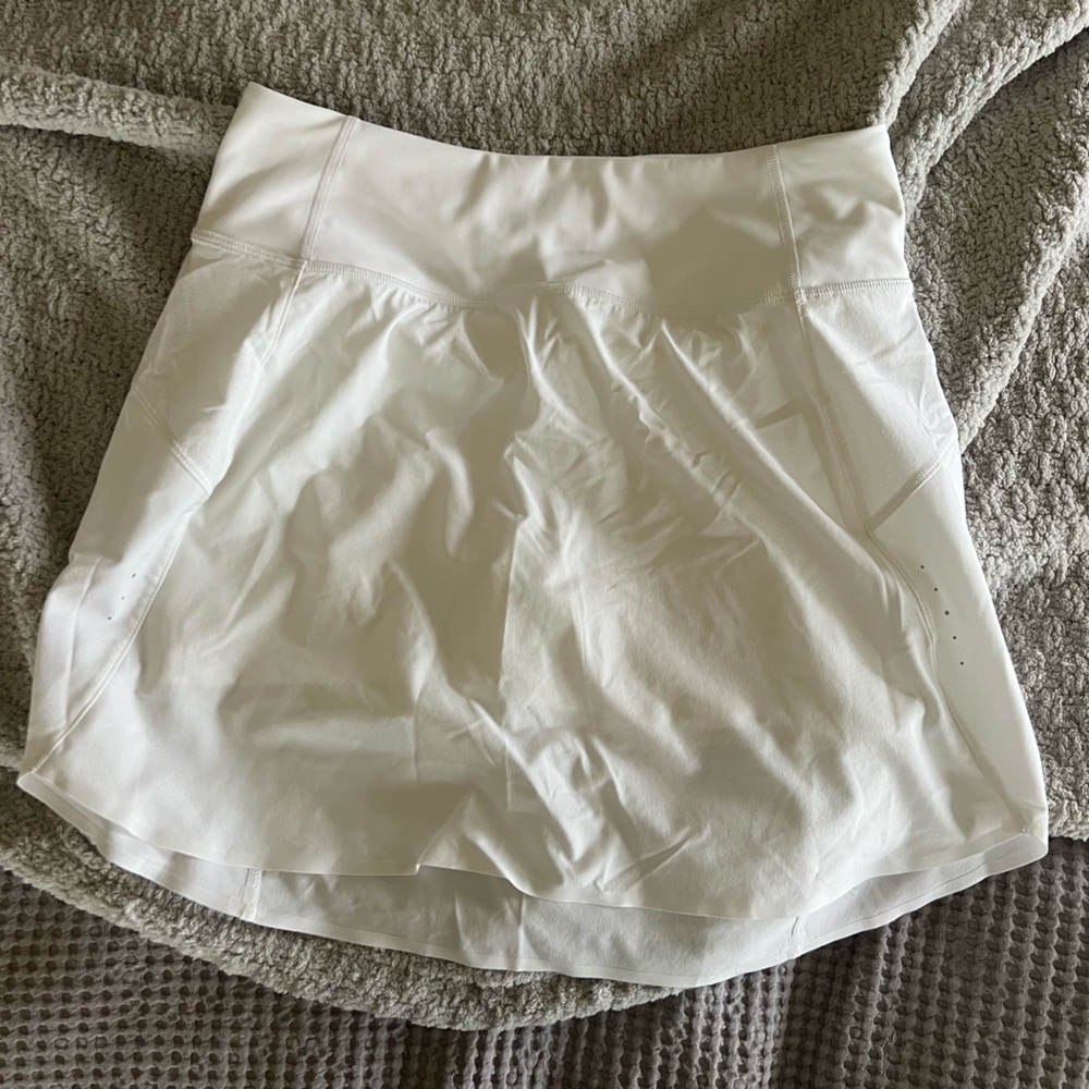 Athleta Just Run With It White Skort